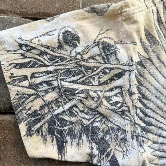 Vintage AOP Bald Eagle Shirt - Picture 5 of 5